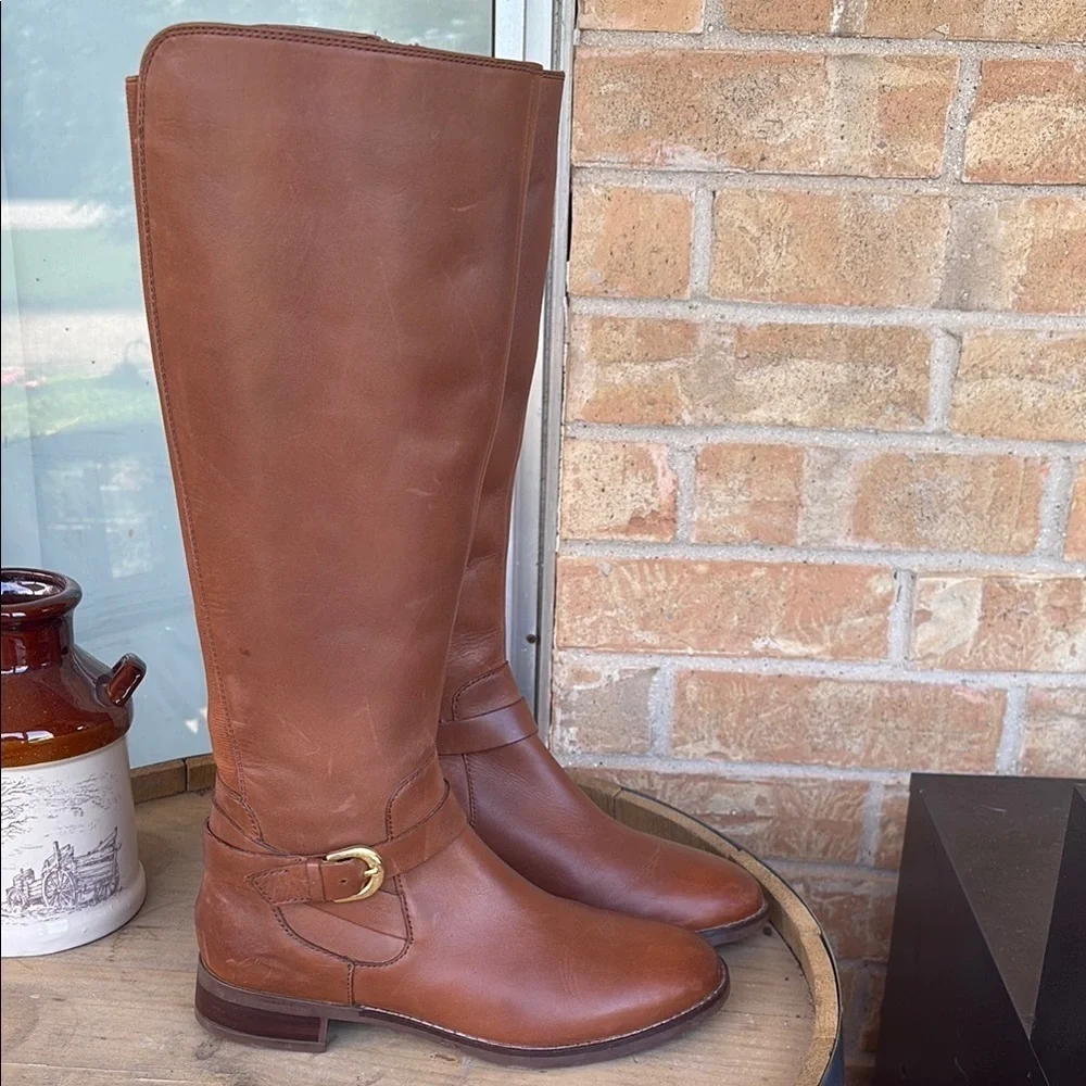 Clarks Tan Leather Boots